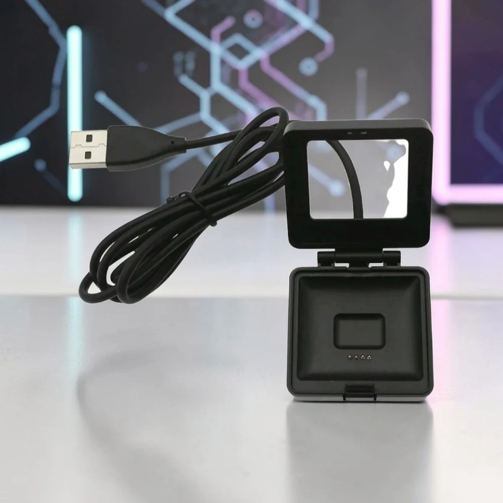 Smartwatch USB Charger for Fitbit Blaze, Charging Cable Cord Dock Stand. The ite